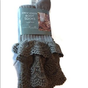 Simply Noelle Crew Length Boot Socks B-21